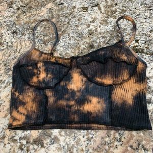 Tie Dye Cami Bustier Top
